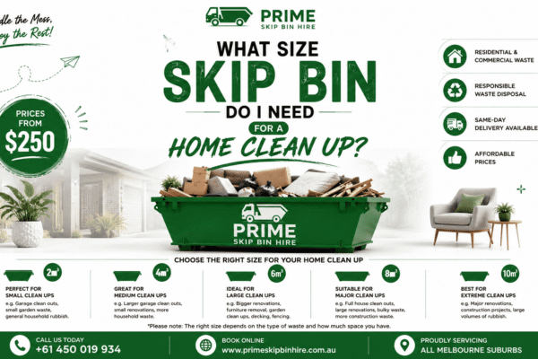 What size skip bin do I need for a home clean up